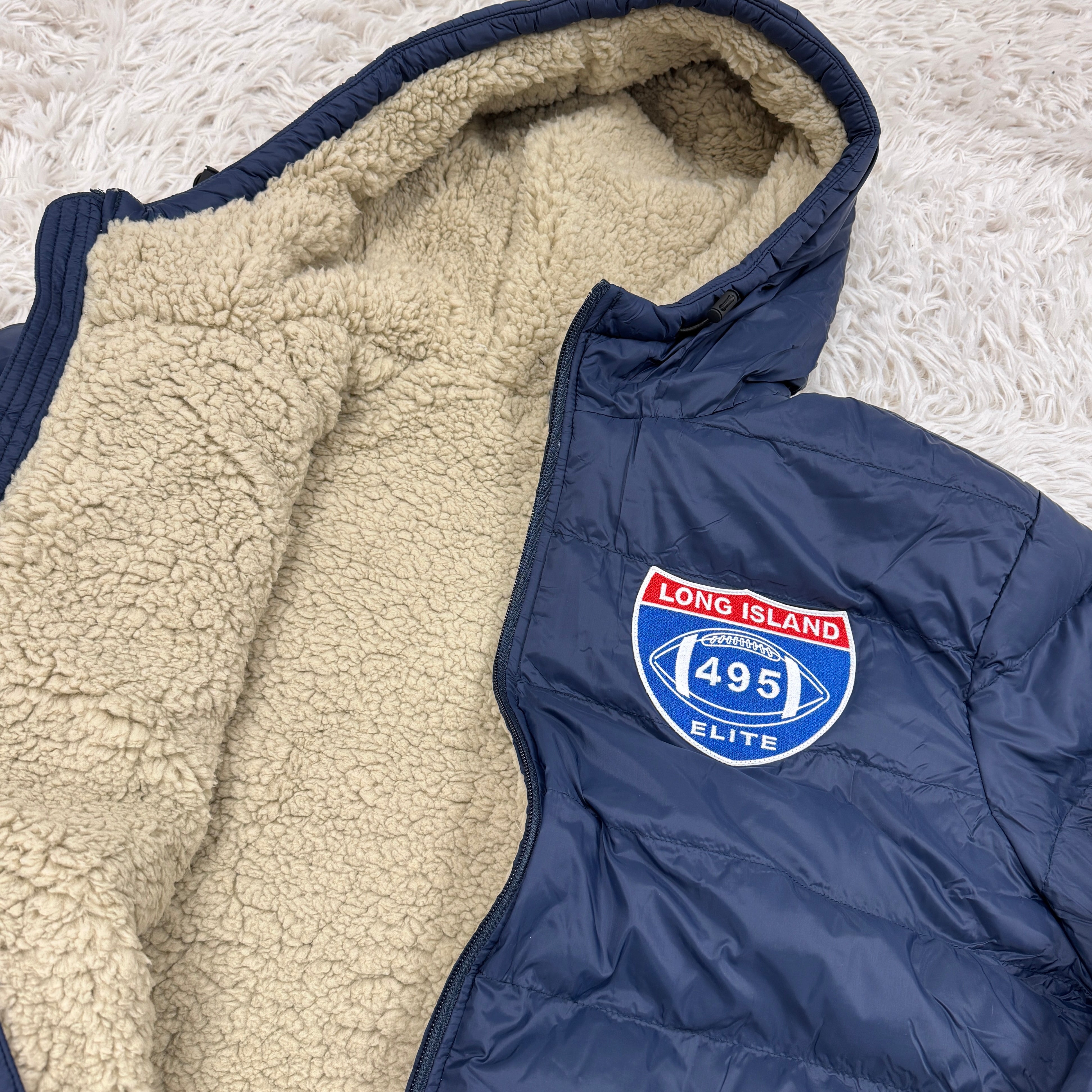 LI Elite Men’s Hooded Sherpa Lined Jacket