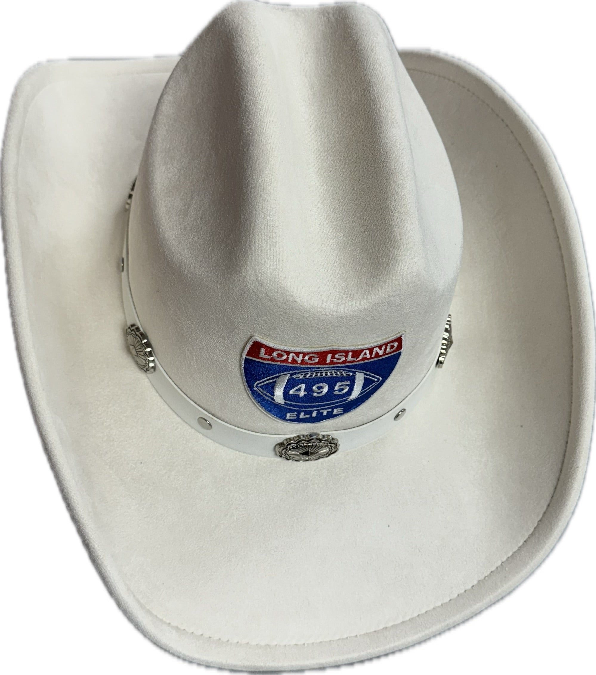 LI Elite White Suede Cowgirl Hat