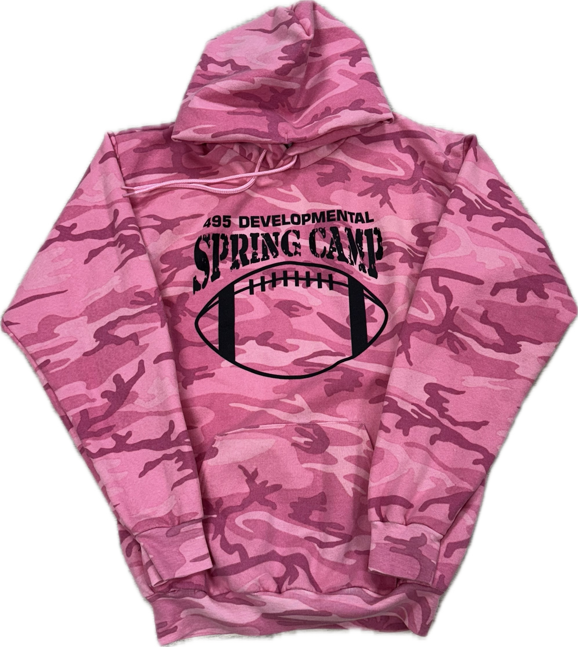 Spring Camo Hoodie Pink