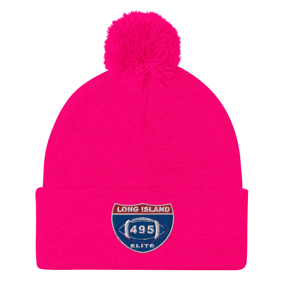 LI Elite National Team Embroidered Pom Pom Beanie